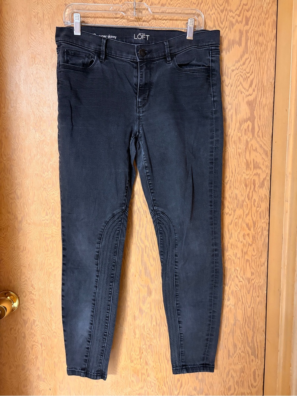 LOFT Black Super Skinny Denim Jeans